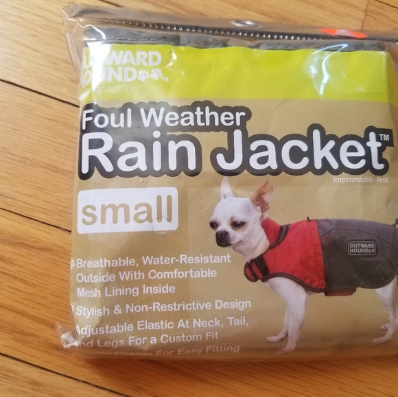 🐕🐶🐾 New- Dog Rain Coat Size S - Picture 2 of 9
